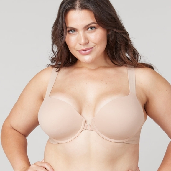 SPANXsmooth™ Bra-llelujah!®Lightly Lined Full Coverage Bra sz 34 D front closure - Picture 1 of 10